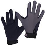 QHP handschoen Mesh grijs/navy