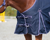 QHP Regendeken Turnout Luxe 200 gr Navy