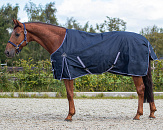 QHP Regendeken Turnout Luxe 300 gr Navy