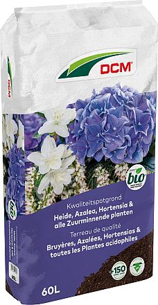 DCM Potgrond Heide, Azalea, Hortensia & alle Zuurminnende planten 60 L