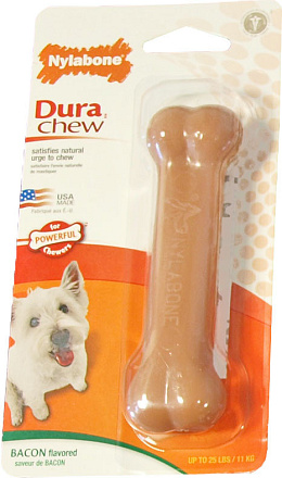 NylaBone Dura Chew Bot bacon S