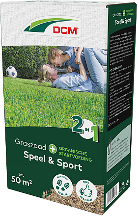 DCM Graszaad 2-in-1 Speel & Sport 50 m² (1 kg)