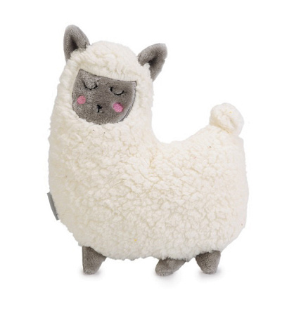 Beeztees Puppy <br>knuffel Lama wit