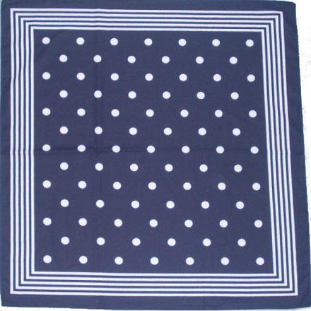 Boerenzakdoek blauw 63x63cm