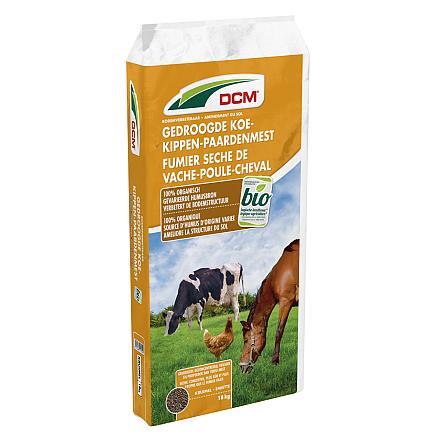 DCM Gedroogde Koe-Kippen-Paardenmest 18 kg