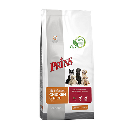 Prins Hondenvoer Fit Selection Chicken & Rice 14 kg