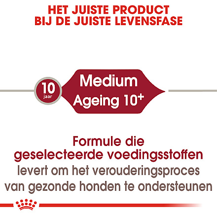 Royal Canin Hond Medium Ageing 10+<br> 3 Kg