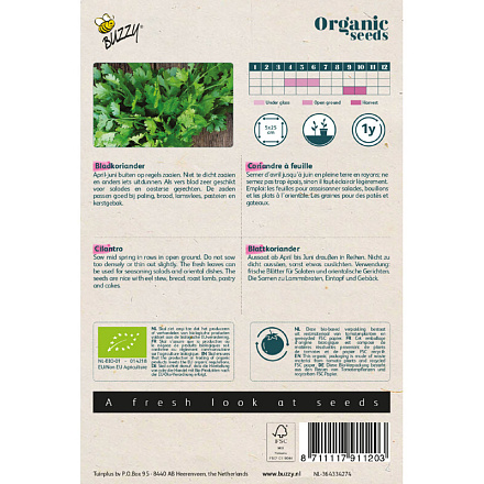 Buzzy® Organic Koriander (bladkoriander) (BIO)